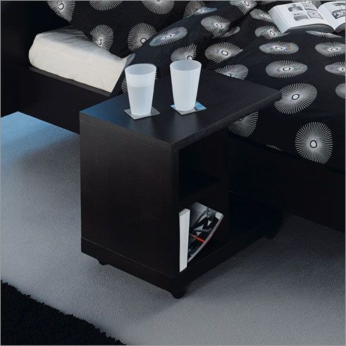 Float Night Table in Wenge Lacquered Finish Shop modern Italian and