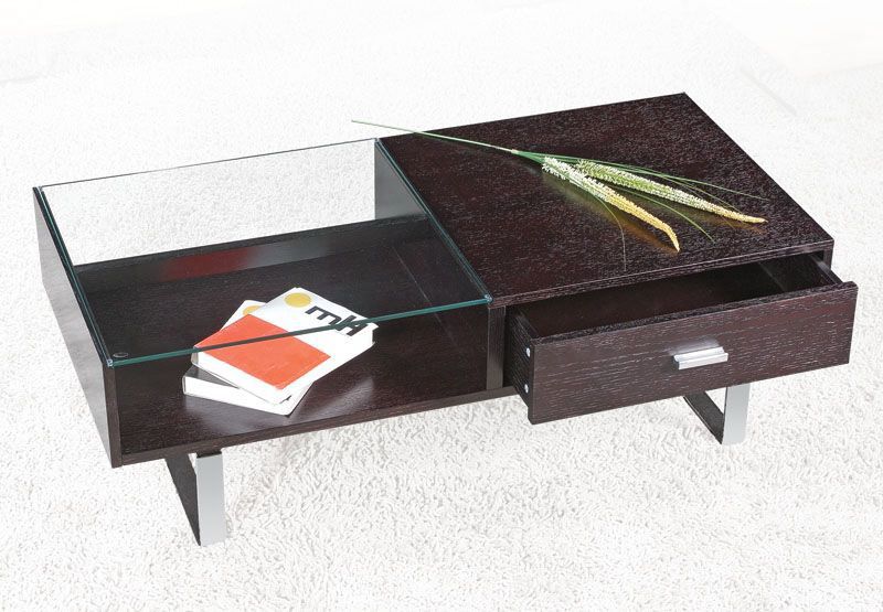 Elegant Contemporary Glass Coffee Table - Click Image to Close