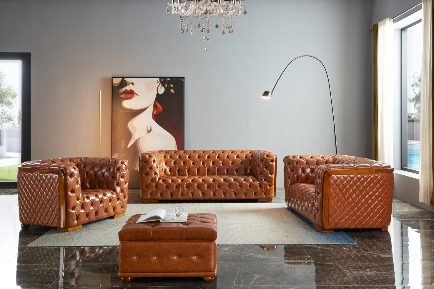 italian designer leather sofas