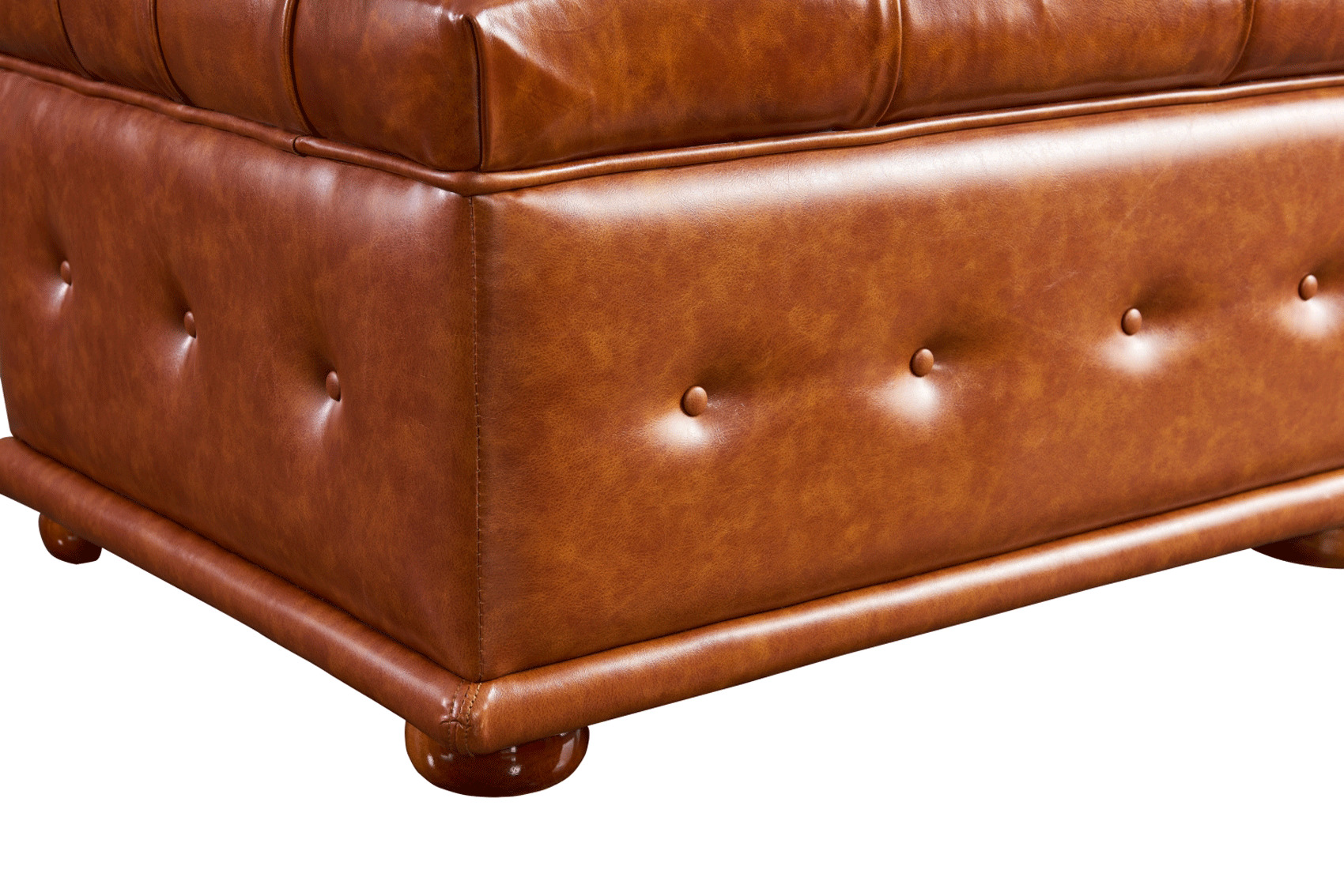 Top Grain Italian Leather Contemporary Sofa Set - Click Image to Close