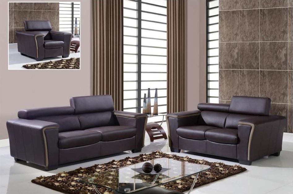 Full Leather Chocolate and Dark Cappuccino Sofa Set Philadelphia Pennsylvania GF7190 Full Leather Chocolate and Dark Cappuccino Sofa Set Philadelphia Pennsylvania GF7190