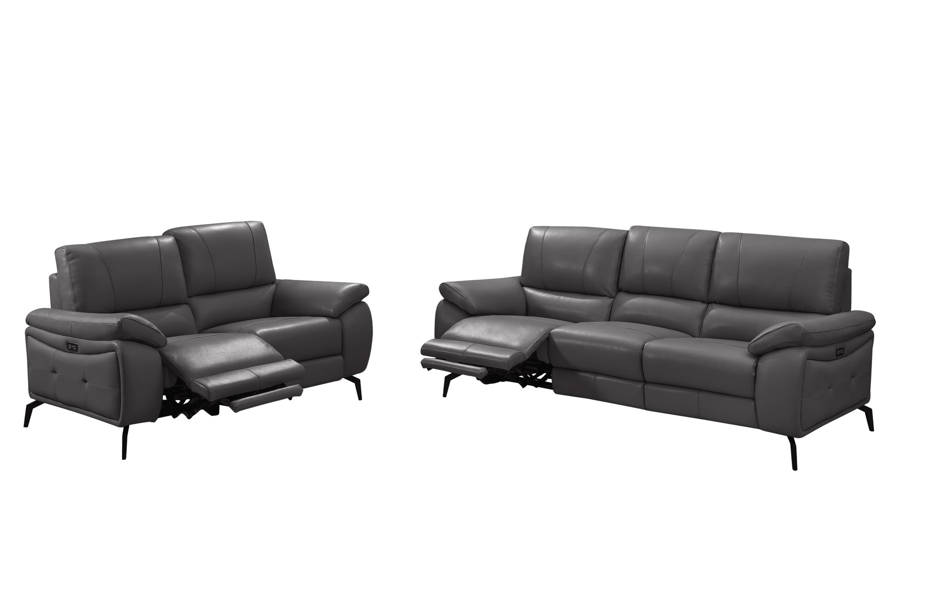 Contemporary Attractive Leather Living Room Set - Click Image to Close