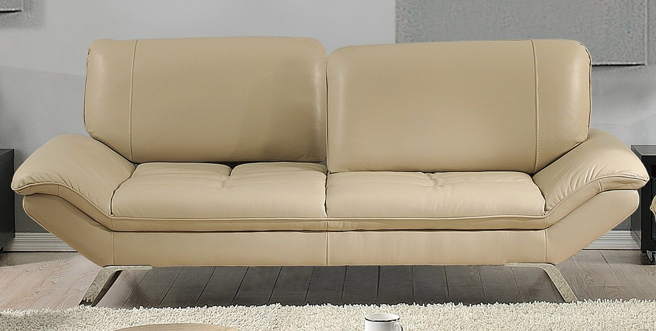 Premium Top Grain Leather Petra Sofa Set - Click Image to Close