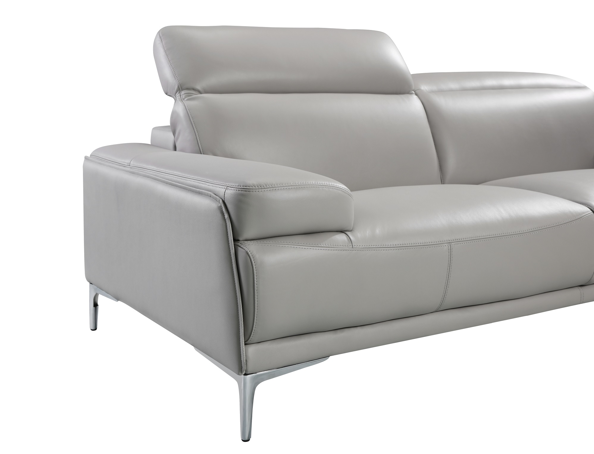 2 PC Malia Top Grain Leather Sofa Set - Click Image to Close