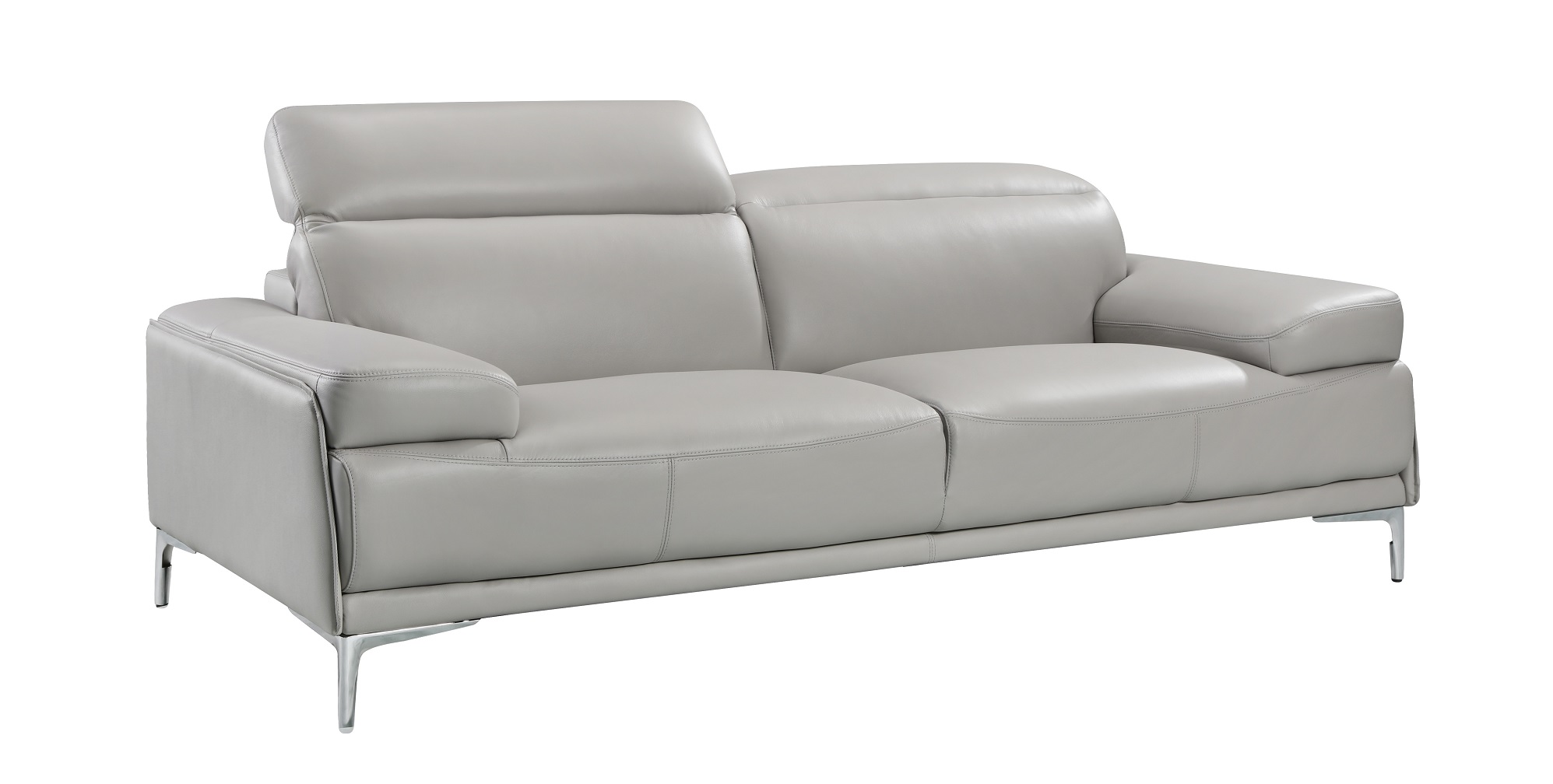 2 PC Malia Top Grain Leather Sofa Set - Click Image to Close
