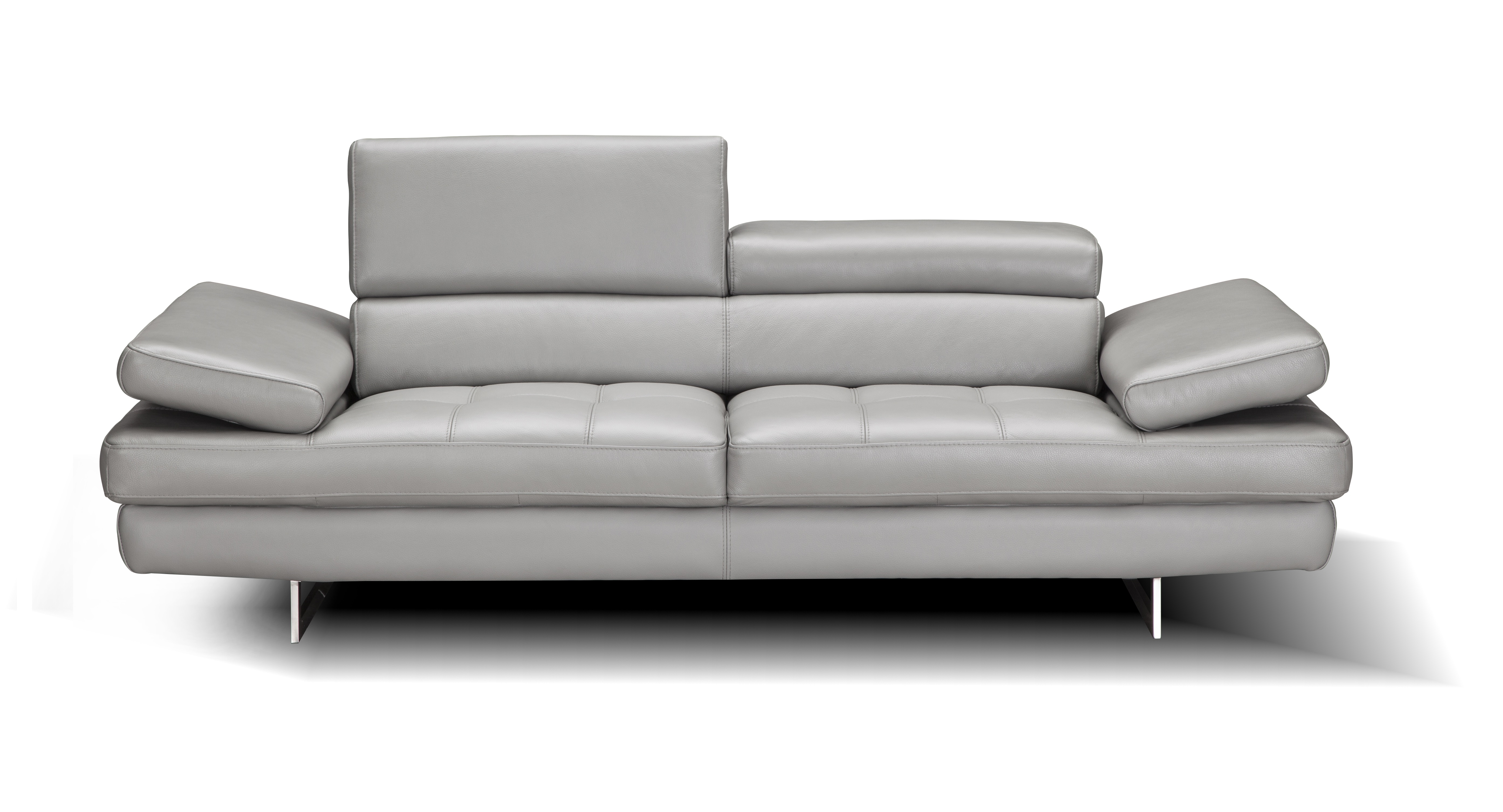 Manhattan Contemporary Italian Leather 2 PCs Sofa Set - Click Image to Close
