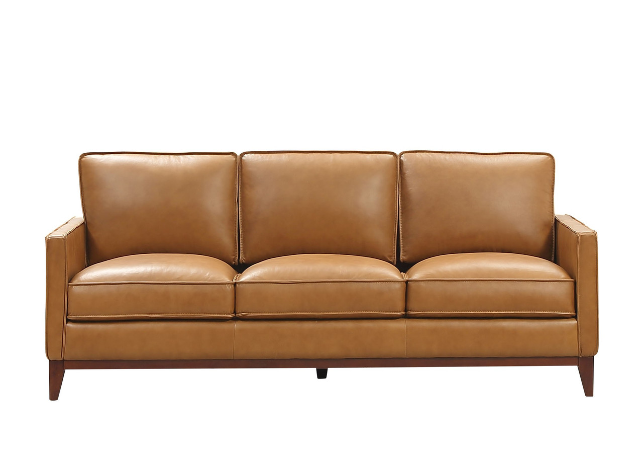 Classic Top Grain Leather Living Room Set - Click Image to Close