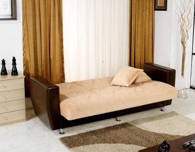 Dilan Dual Colored Fabric Sofa Set with Storage - Click Image to Close