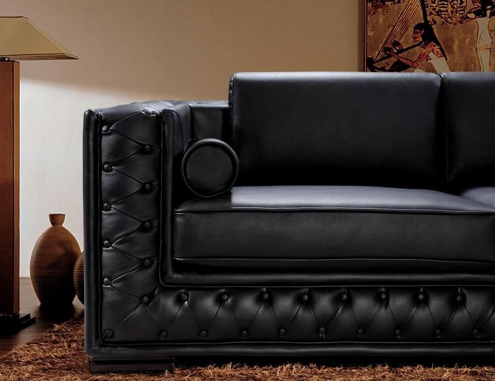 Dublin Luxurious White Leather Sofa Set with Crystals Honolulu CDP