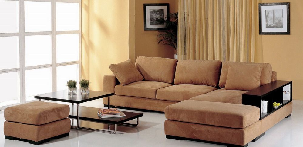 High End Microfiber Sectional With Pillows Fresno California Bhtelus