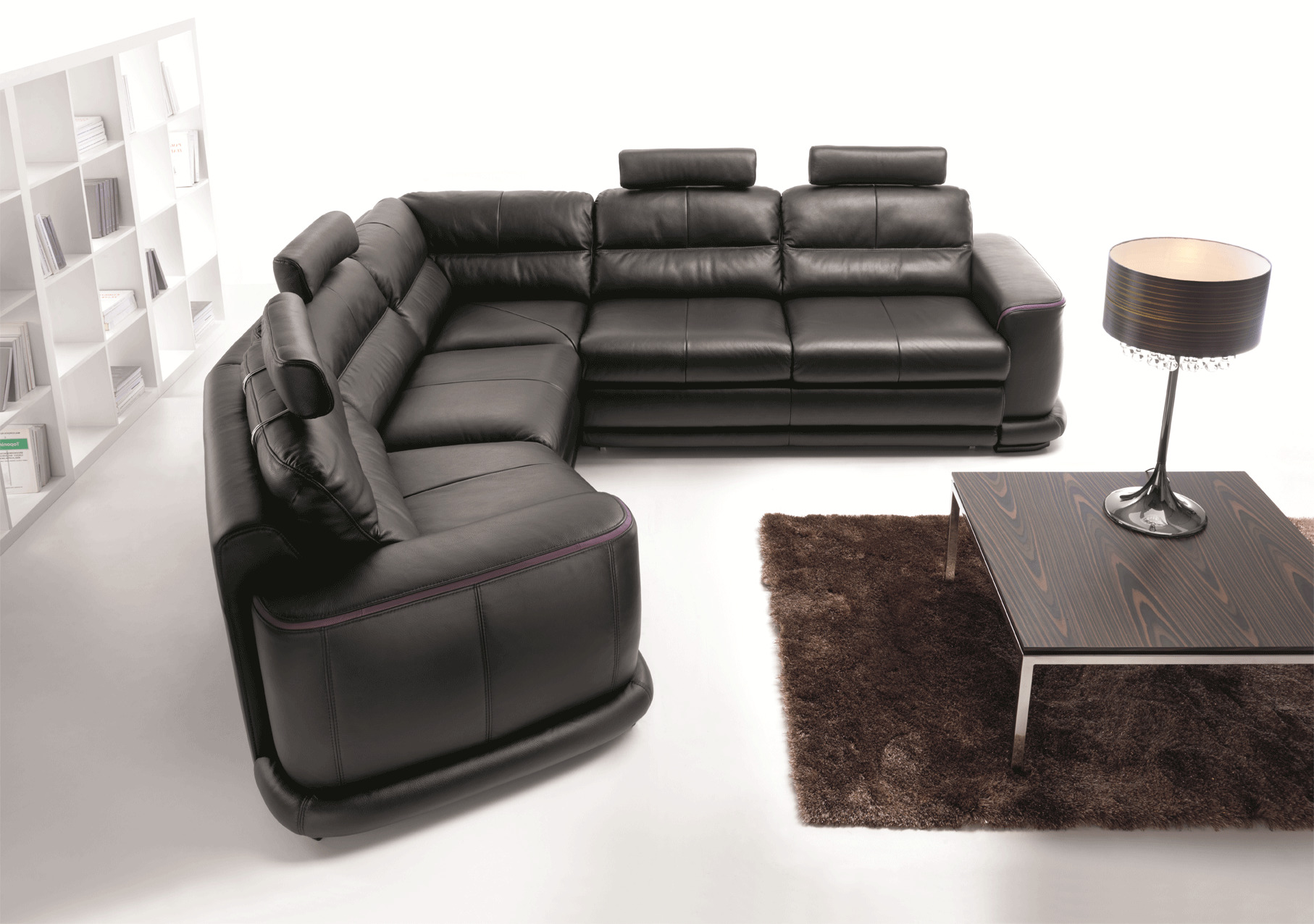 leather sectional sofa with storage and sleeper