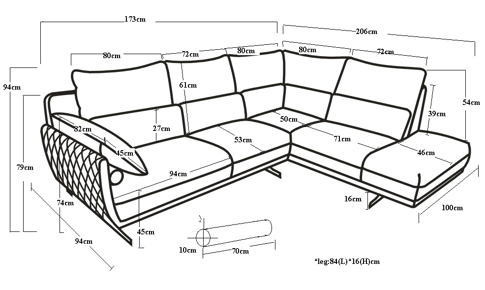 Extravagant Tufted Leather Curved Corner Sofa - Click Image to Close