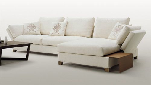 Comfortable Bayview Contemporary Sectional w/ Extra Padded Seat - Click Image to Close