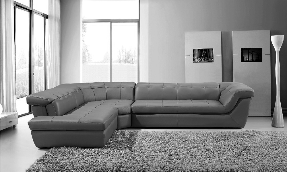 Exclusive Leather Upholstery Corner L-shape Sofa - Click Image to Close