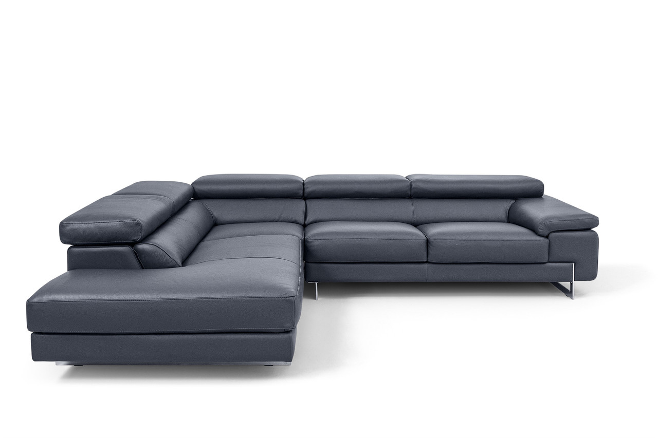 Advanced Adjustable Modern Genuine Italian Sectional - Click Image to Close