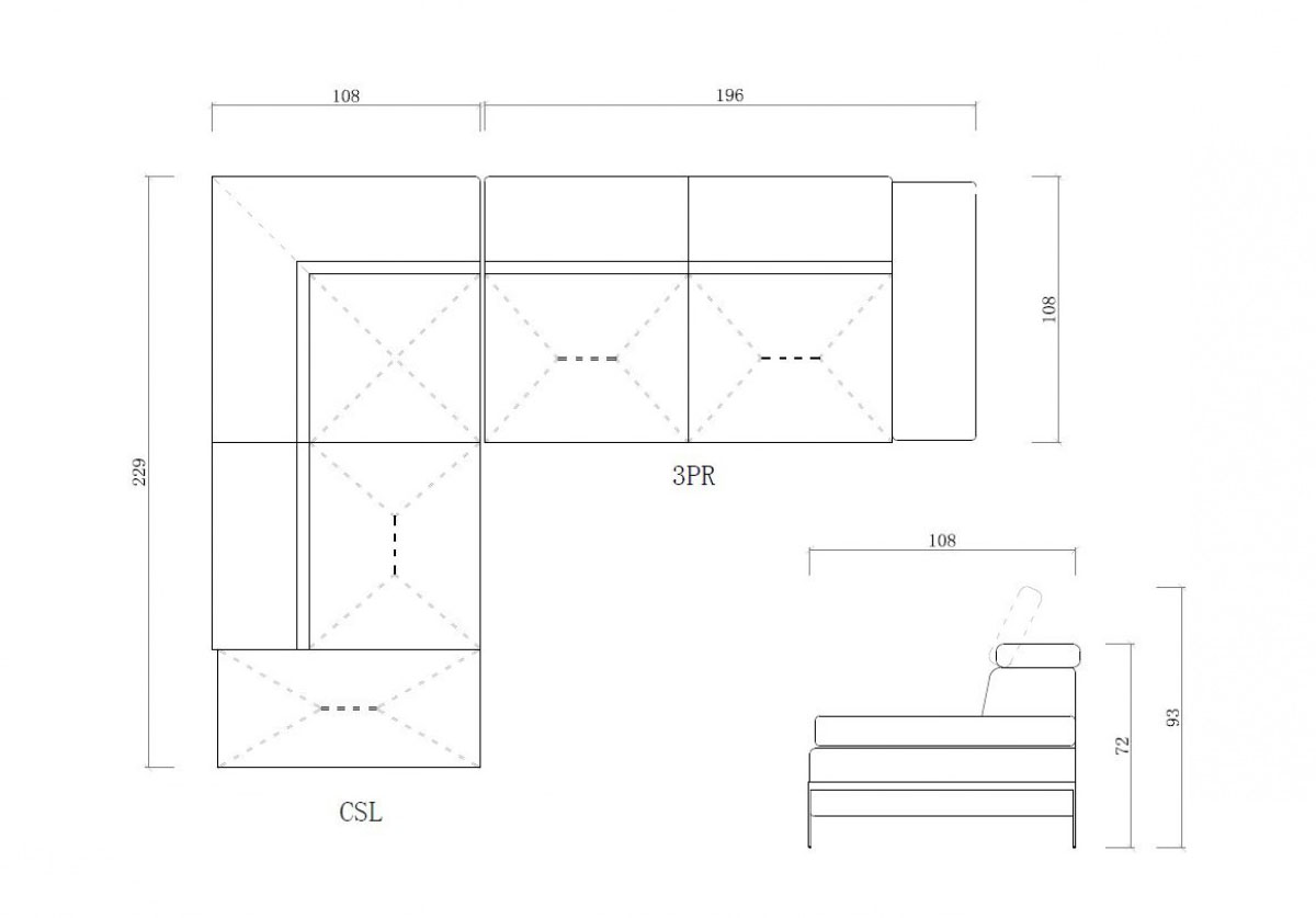 Exquisite Corner Sectional L-shape Sofa - Click Image to Close