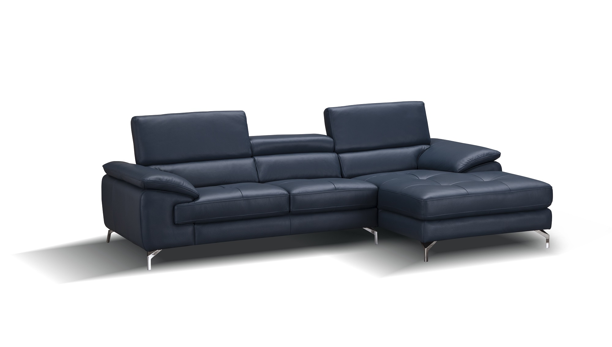 Adjustable Advanced Modern Leather L-shape Sectional - Click Image to Close