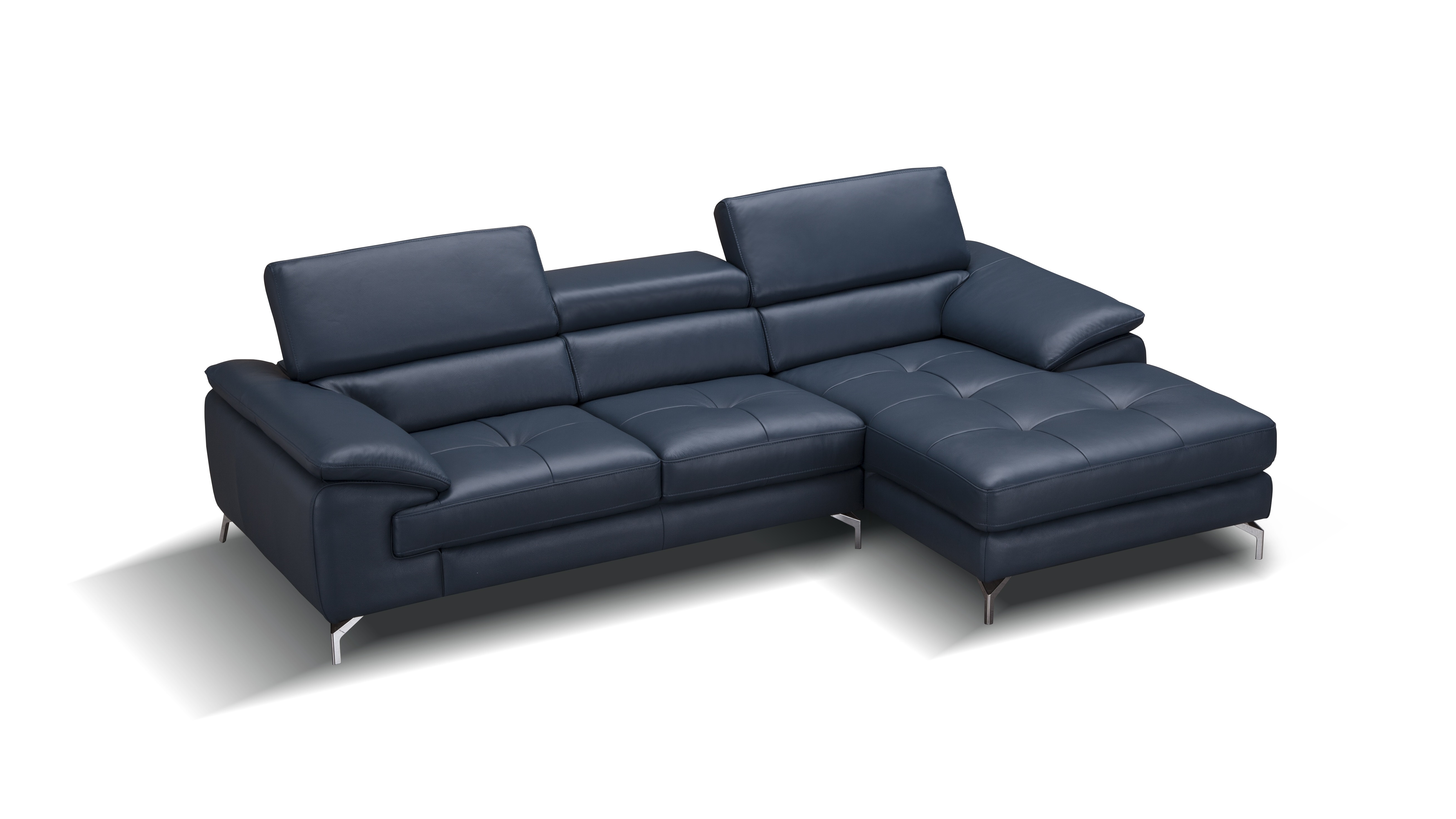 Adjustable Advanced Modern Leather L-shape Sectional - Click Image to Close