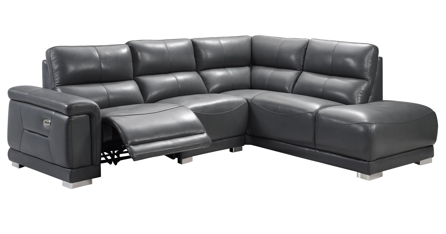 Contemporary Style Corner Sectional L-shape Sofa - Click Image to Close