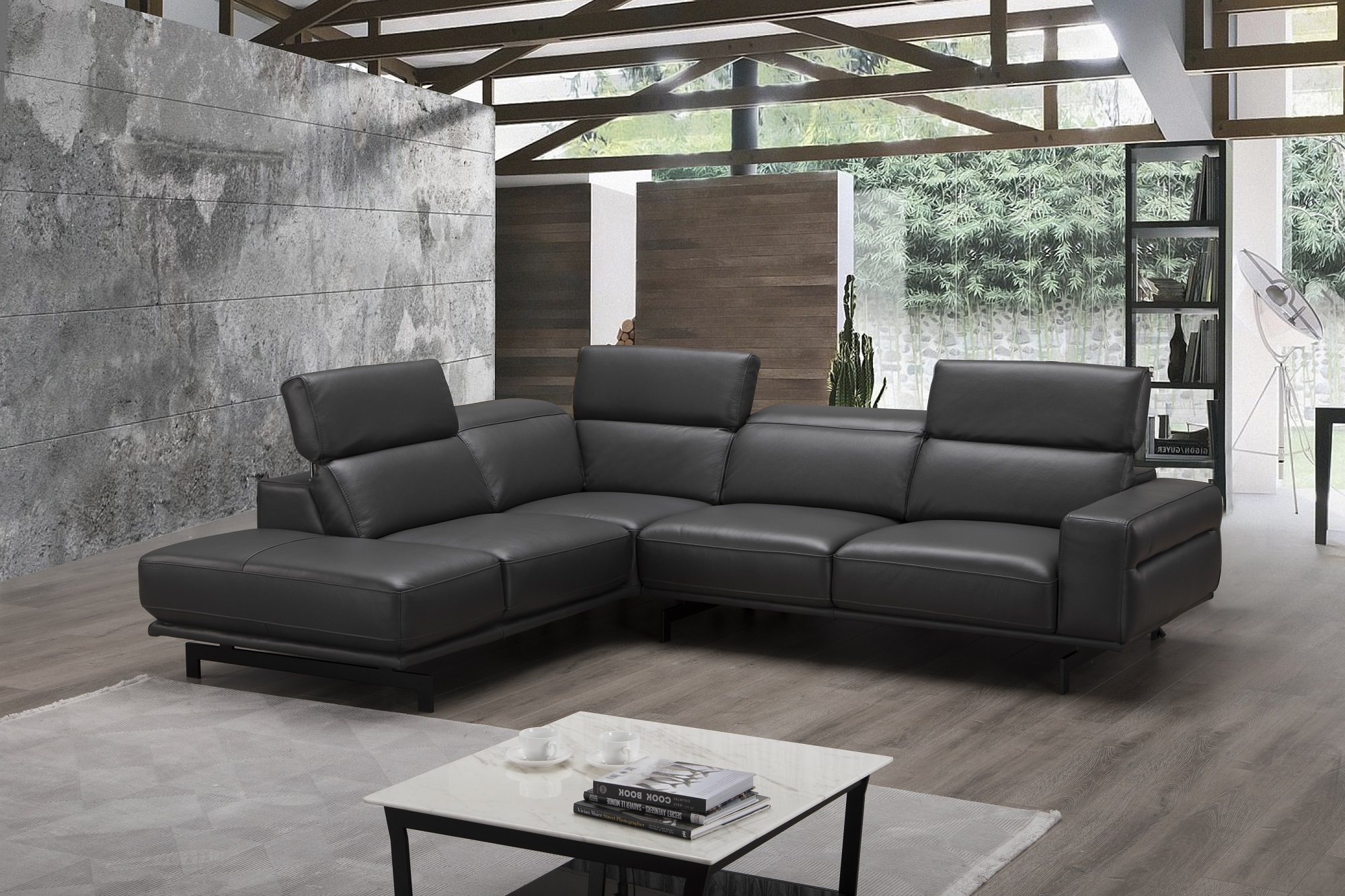 Advanced Adjustable Italian Leather Living Room Furniture - Click Image to Close