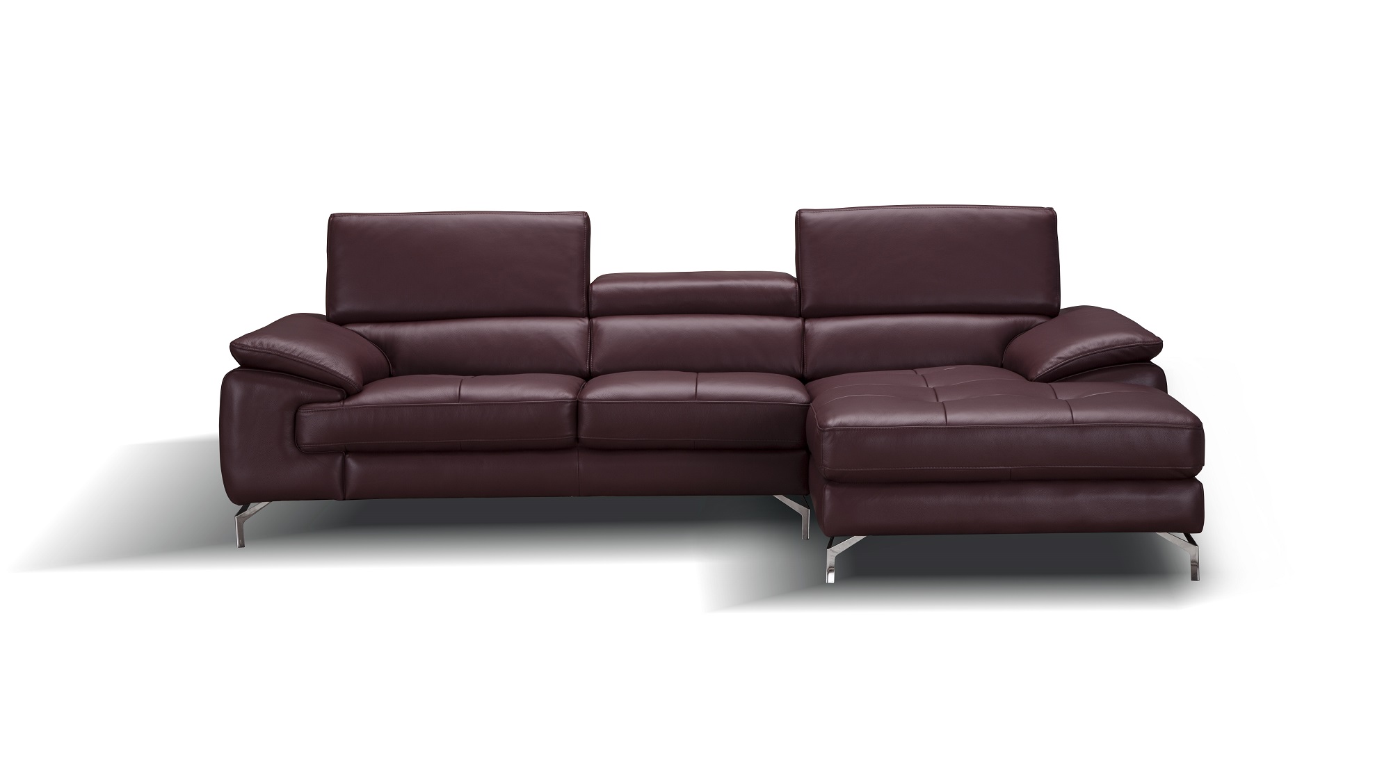 Exclusive Tufted 100% Italian Leather Sectional - Click Image to Close