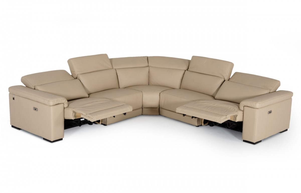 Extravagant Designer Leather Sectional - Click Image to Close