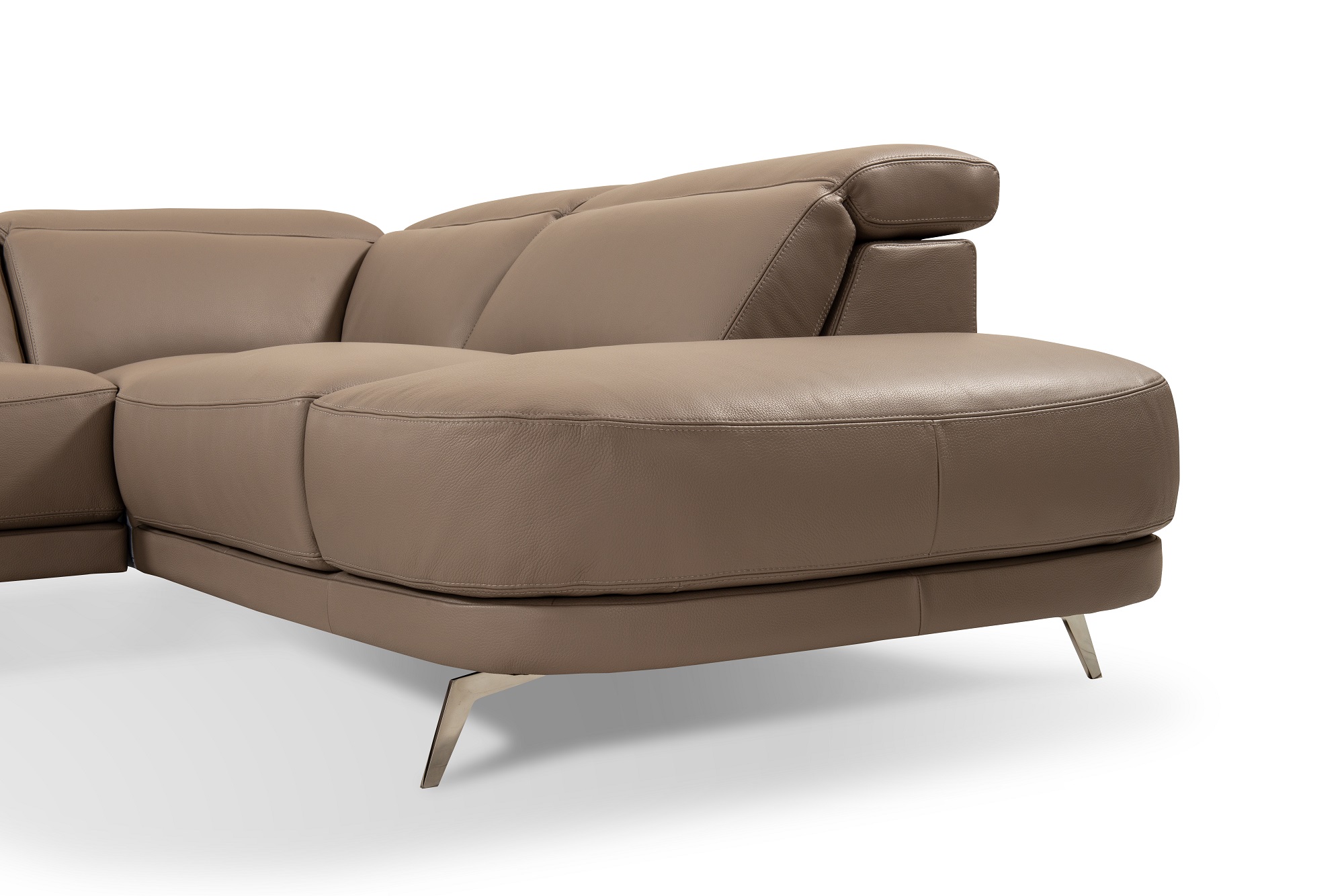 High-class Leather Upholstery Corner L-shape Sofa - Click Image to Close