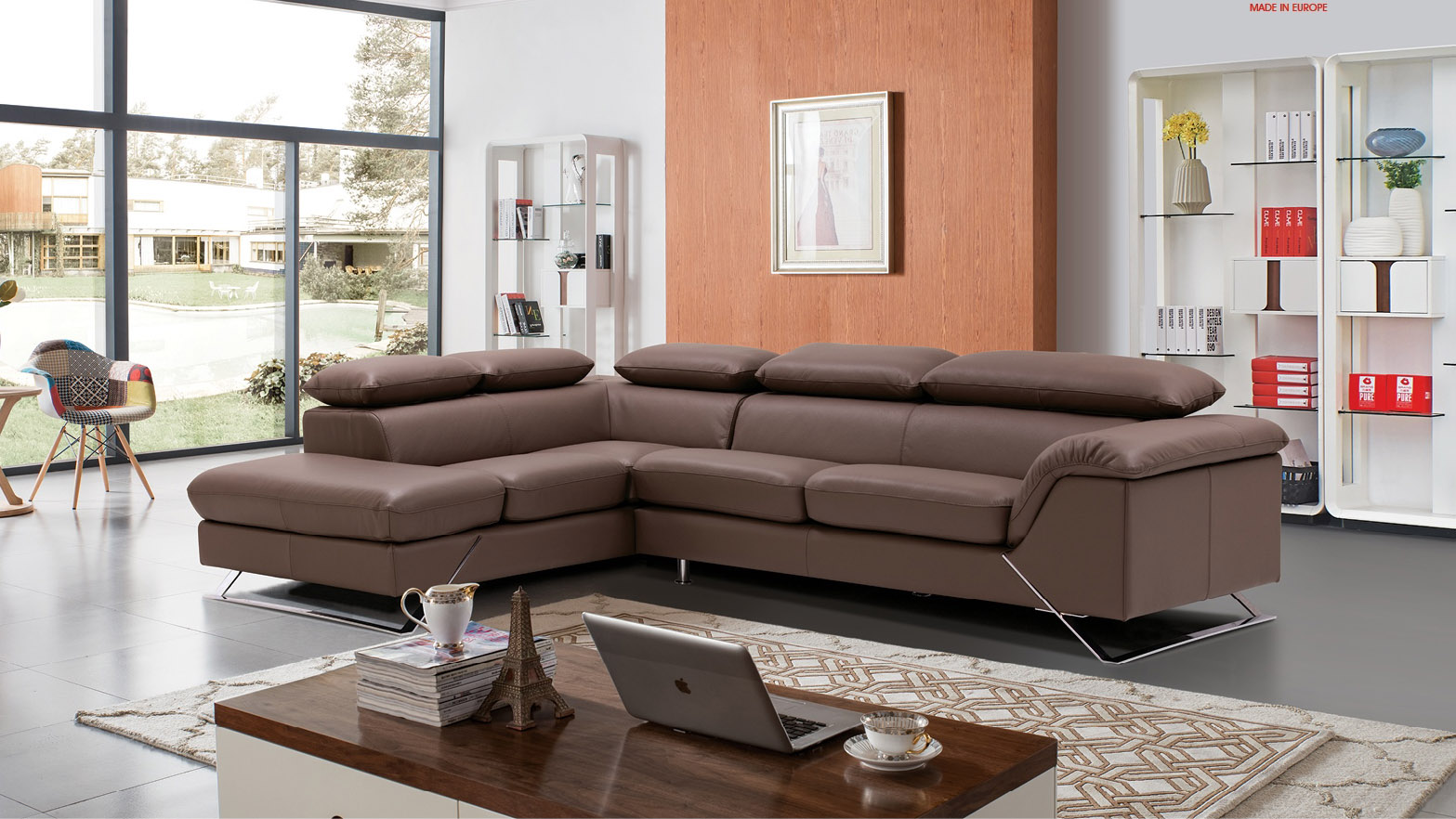 Sophisticated Leather Sectional with Chaise Tulsa Oklahoma ESFCaracas