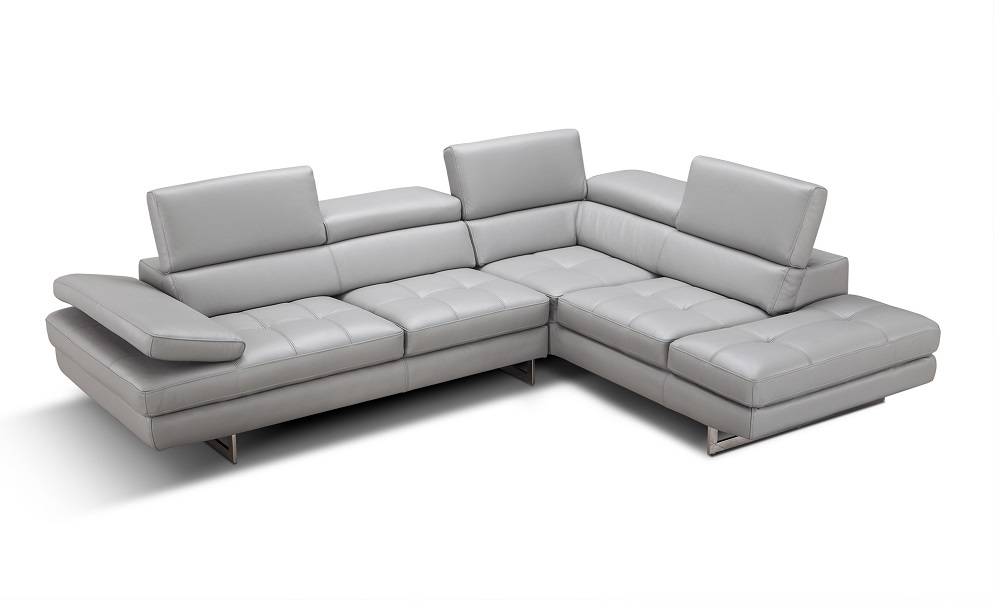 Exclusive Modern Leather L-shape Sectional - Click Image to Close