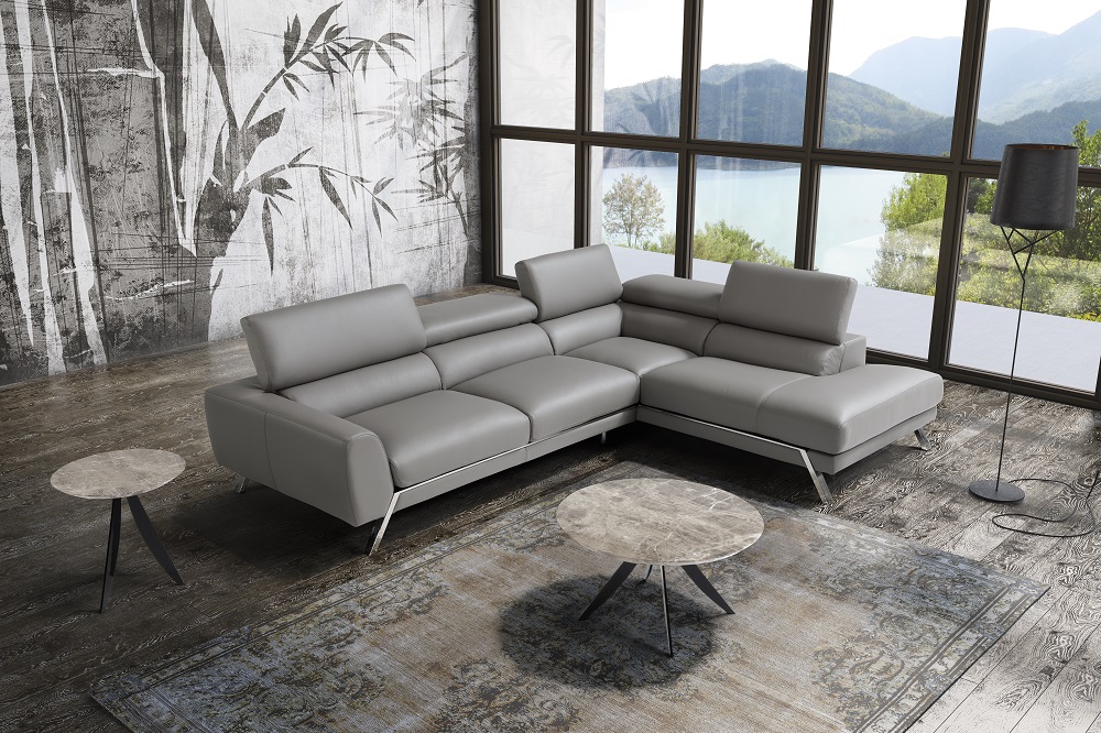 Sophisticated Genuine Leather Sectional Oakland California Natuzzi B