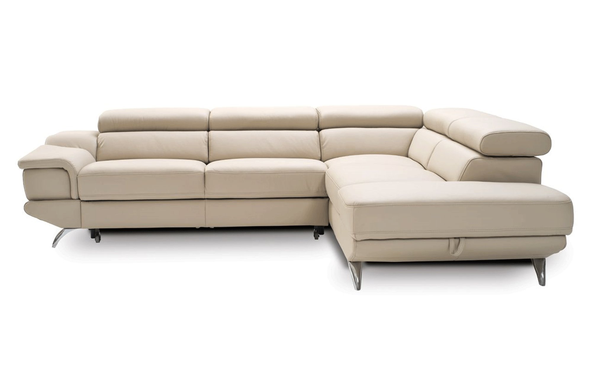 Exclusive Italian Top Grain Leather Sectional Sofa - Click Image to Close