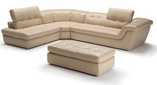 Advanced Adjustable Leather Corner Sectional Sofa - Click Image to Close