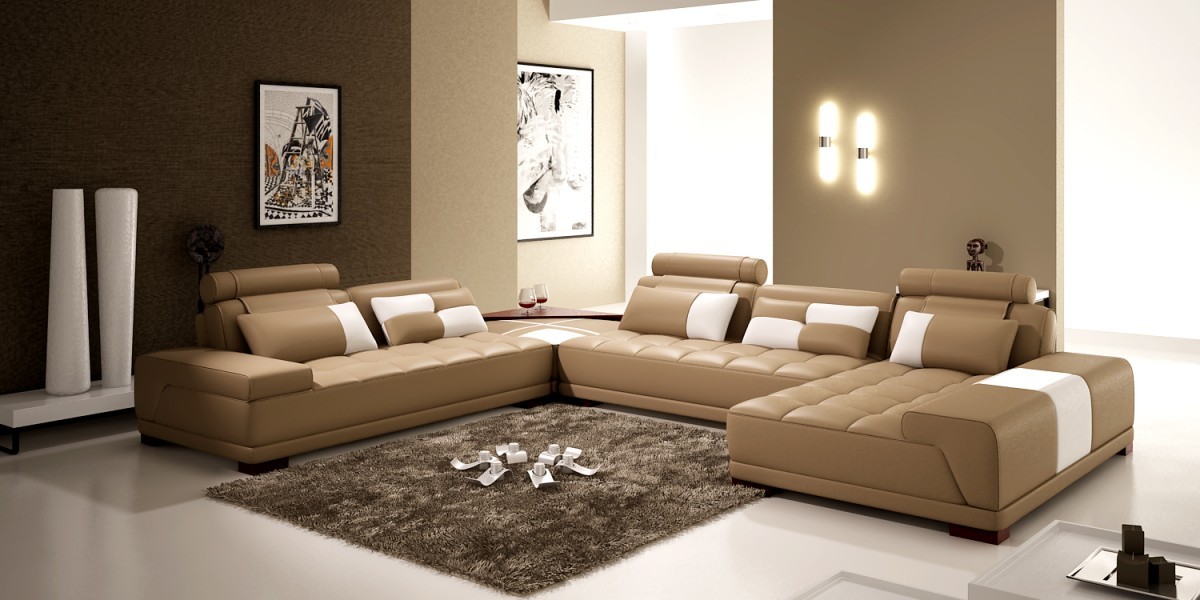 Highclass Top Grain Leather Sectional Fremont California