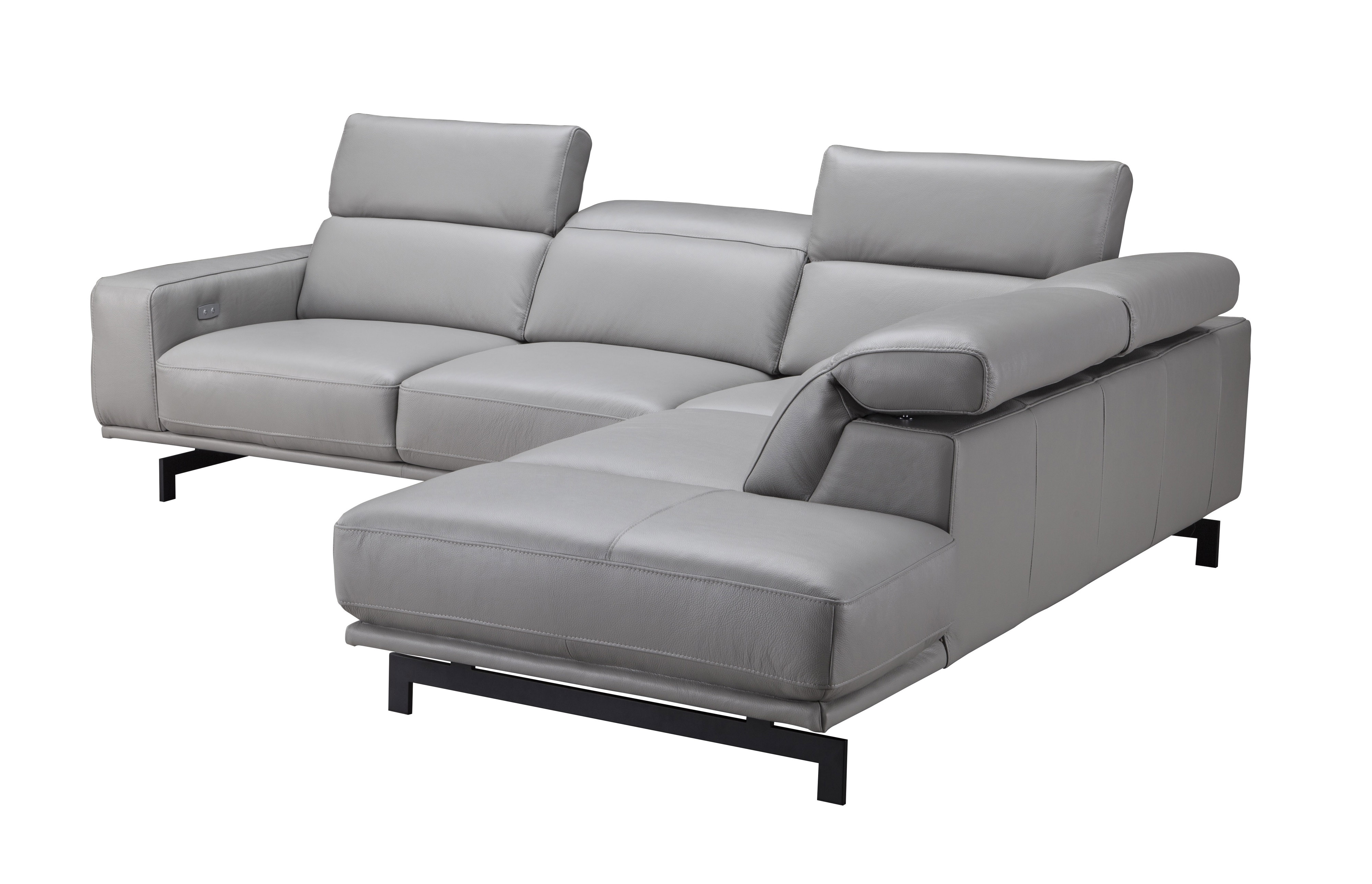 Adjustable Advanced Italian Top Grain Leather Sectional Sofa - Click Image to Close