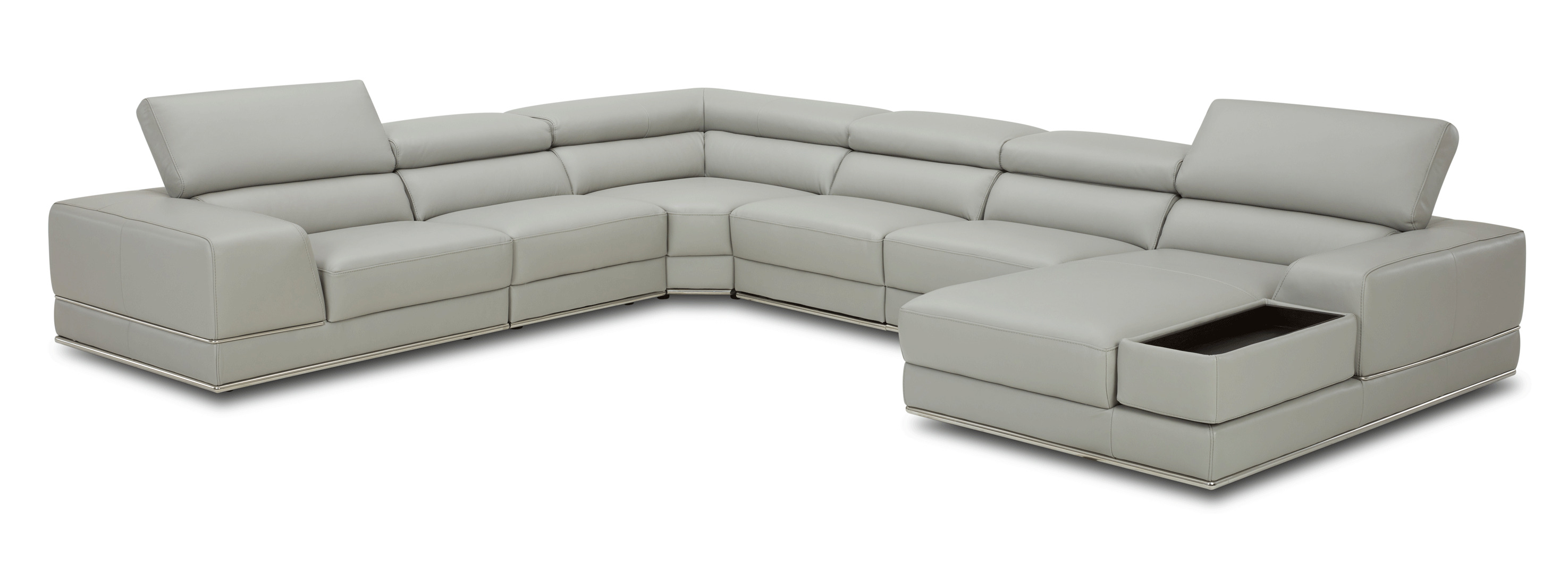 Elegant Italian Leather Living Room Furniture