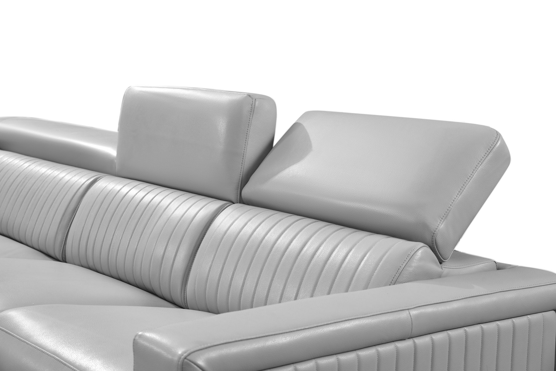 Adjustable Advanced Genuine Leather Sectional - Click Image to Close