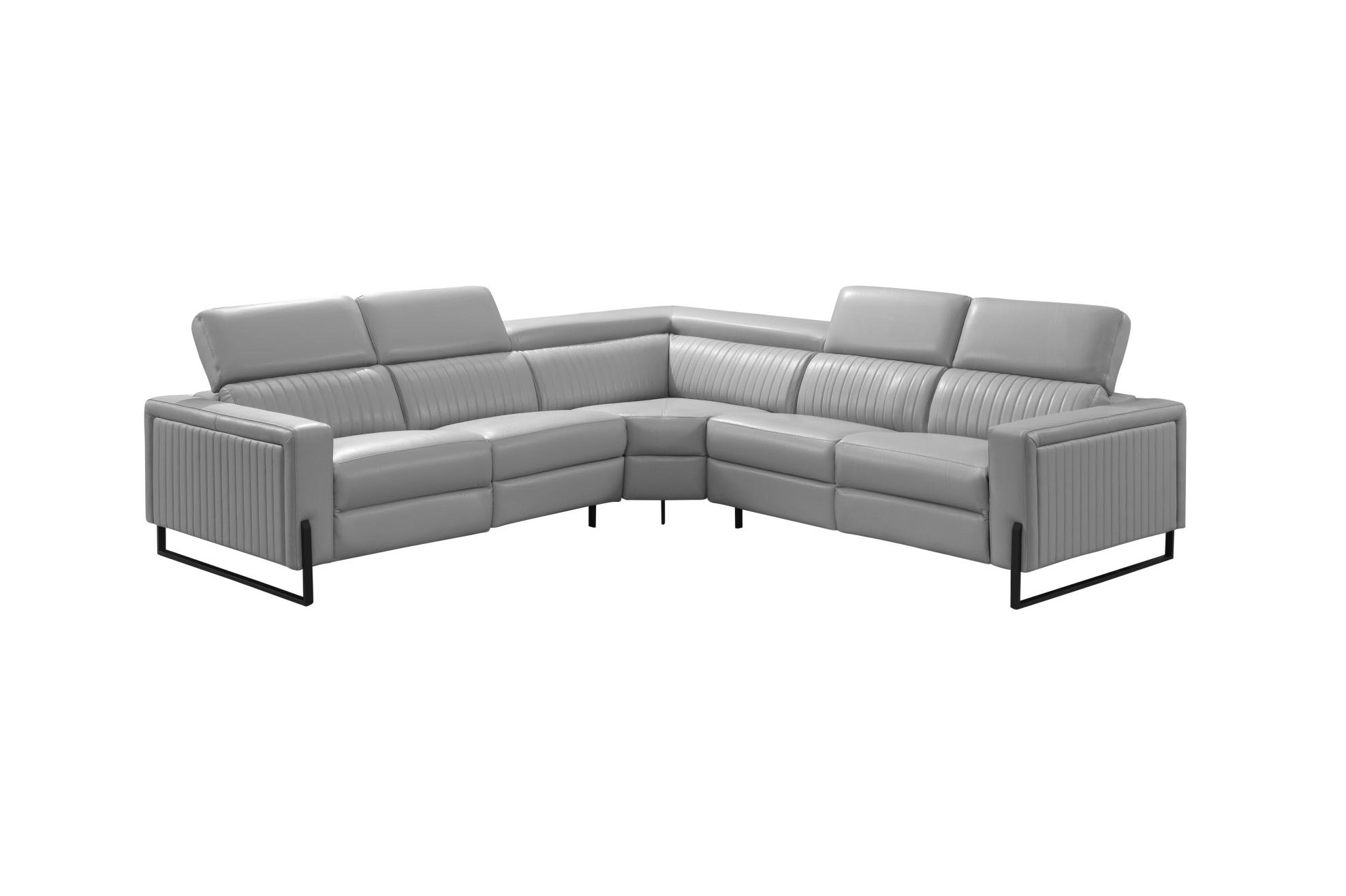 Adjustable Advanced Genuine Leather Sectional - Click Image to Close