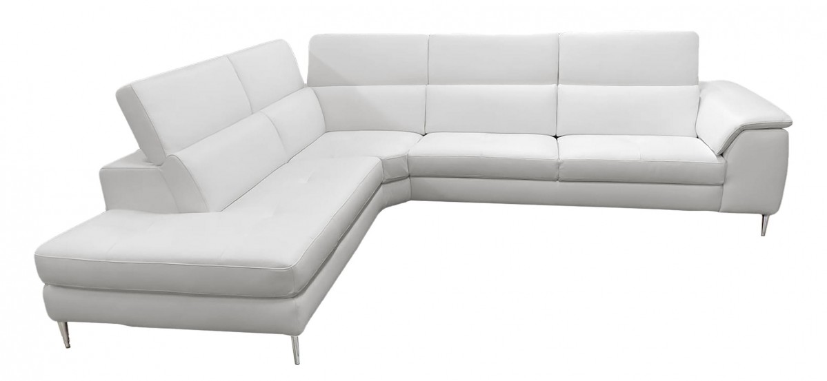 Unique Leather Upholstery Corner L-shape Sofa - Click Image to Close