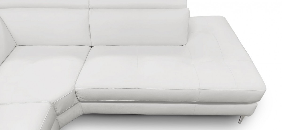 Unique Leather Upholstery Corner L-shape Sofa - Click Image to Close