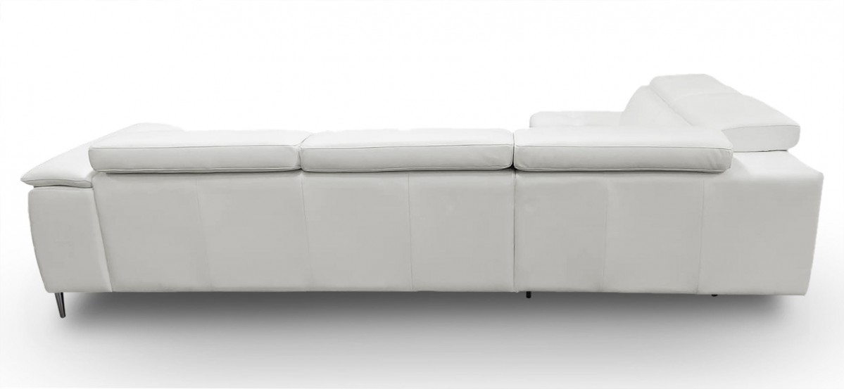 Unique Leather Upholstery Corner L-shape Sofa - Click Image to Close