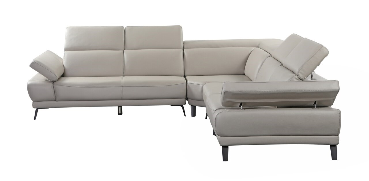 Luxury Top-Grain Leather Sectional