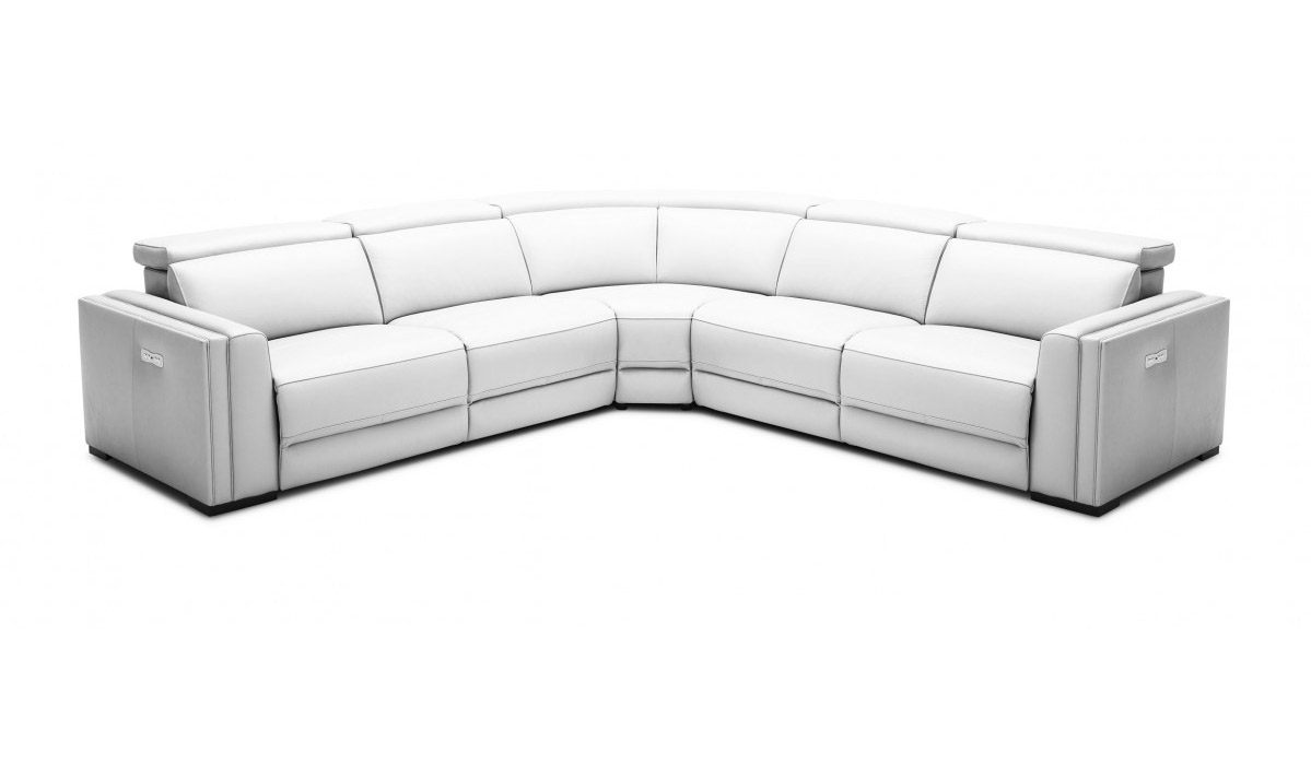 Advanced Adjustable Real Leather Sectional - Click Image to Close