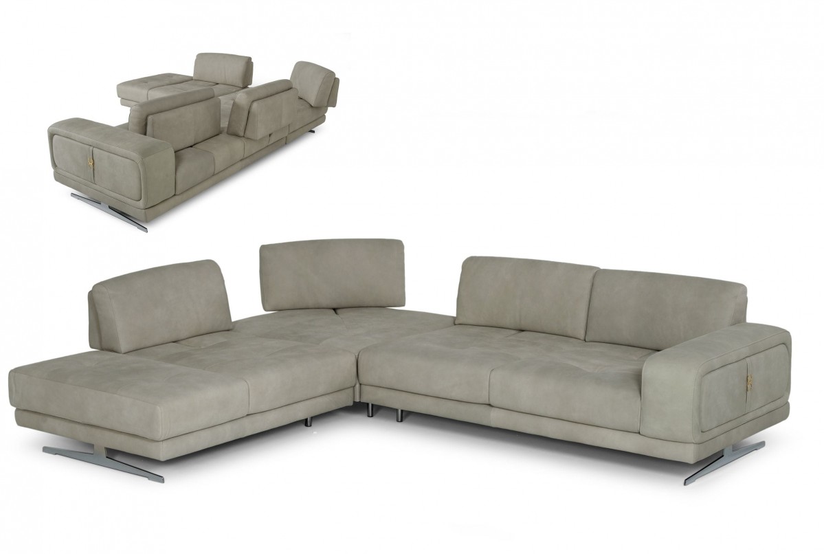 Leather Sectional Sofa Made in Italy