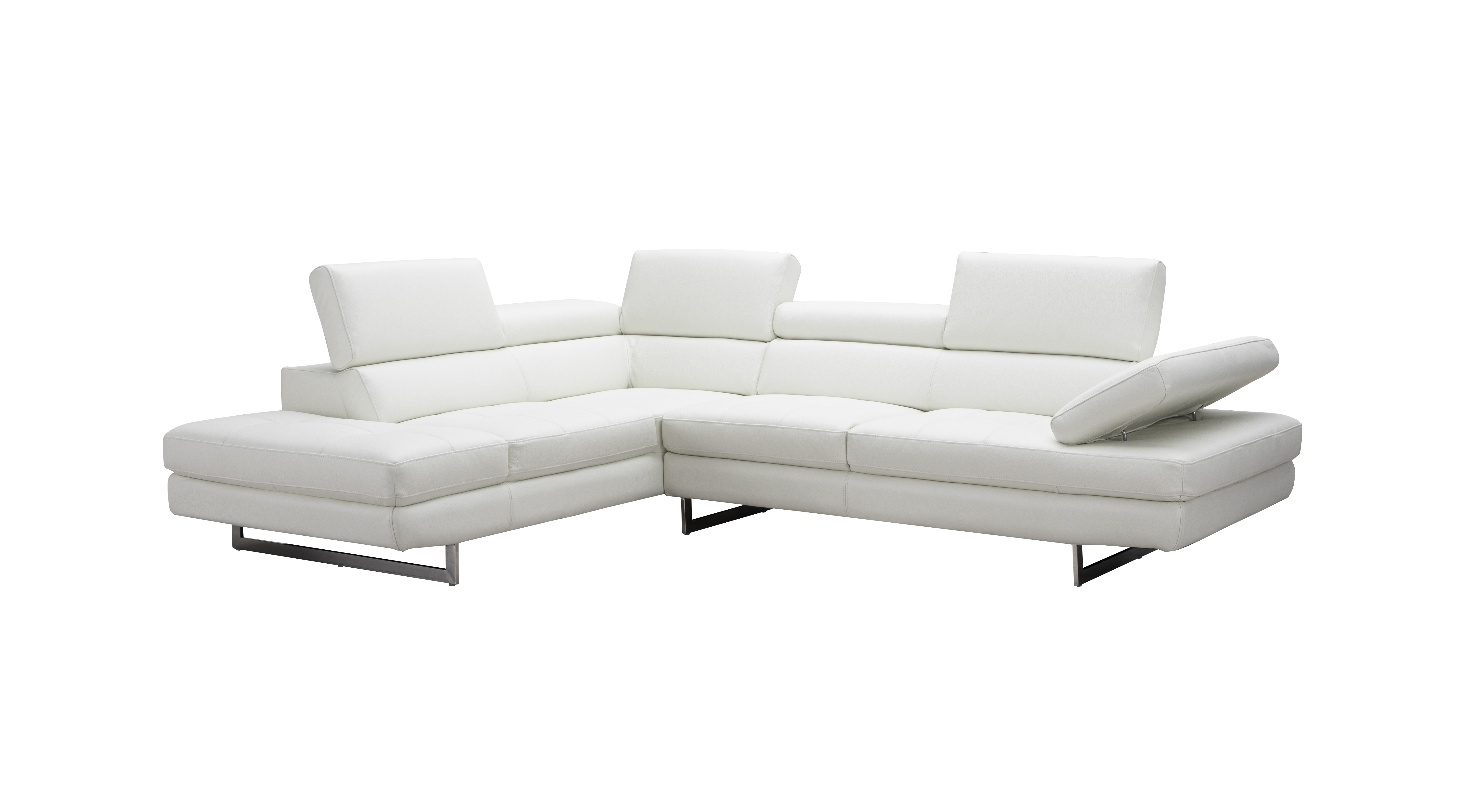 Adjustable Advanced Top-Grain Leather Sectional - Click Image to Close