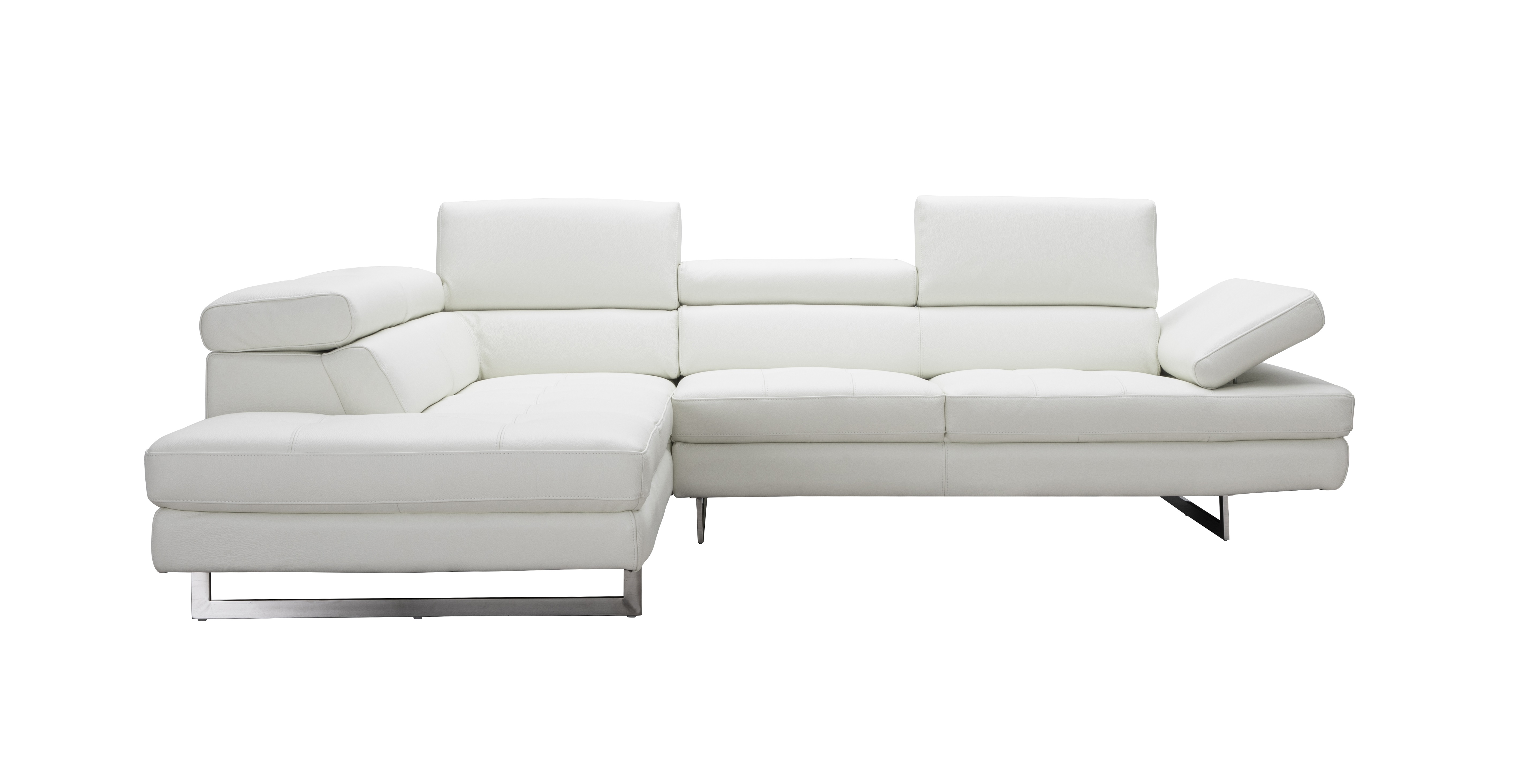 Adjustable Advanced Top-Grain Leather Sectional - Click Image to Close