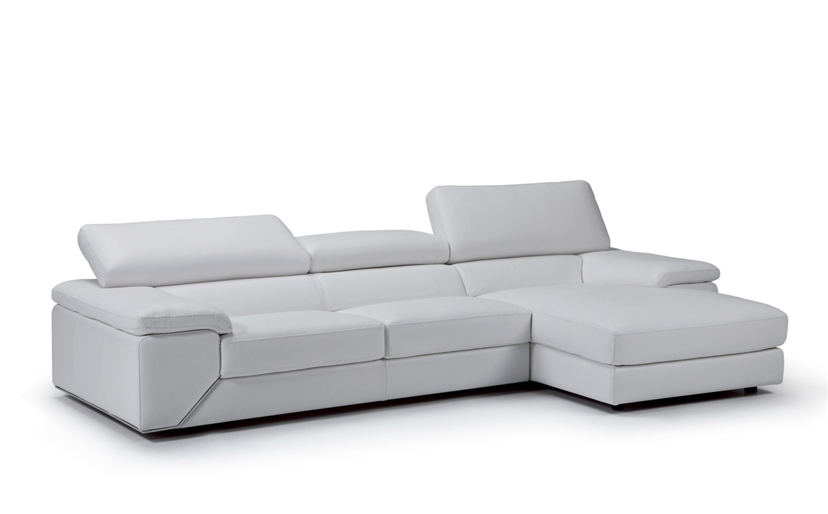 Graceful All Italian Leather Sectional Sofa - Click Image to Close