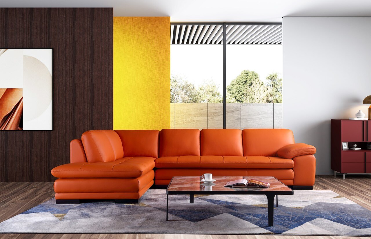 Exclusive Italian Leather Living Room