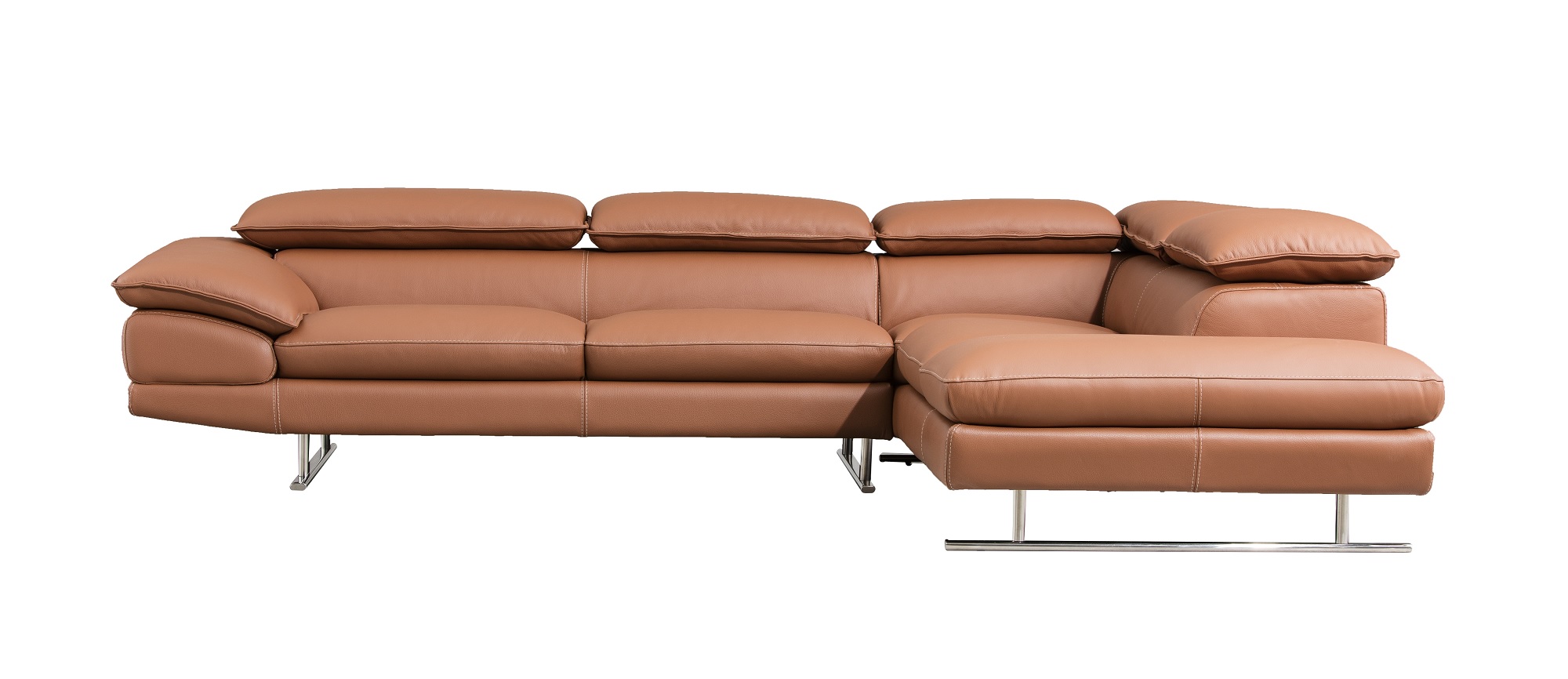 Exquisite Full Leather Corner Couch - Click Image to Close