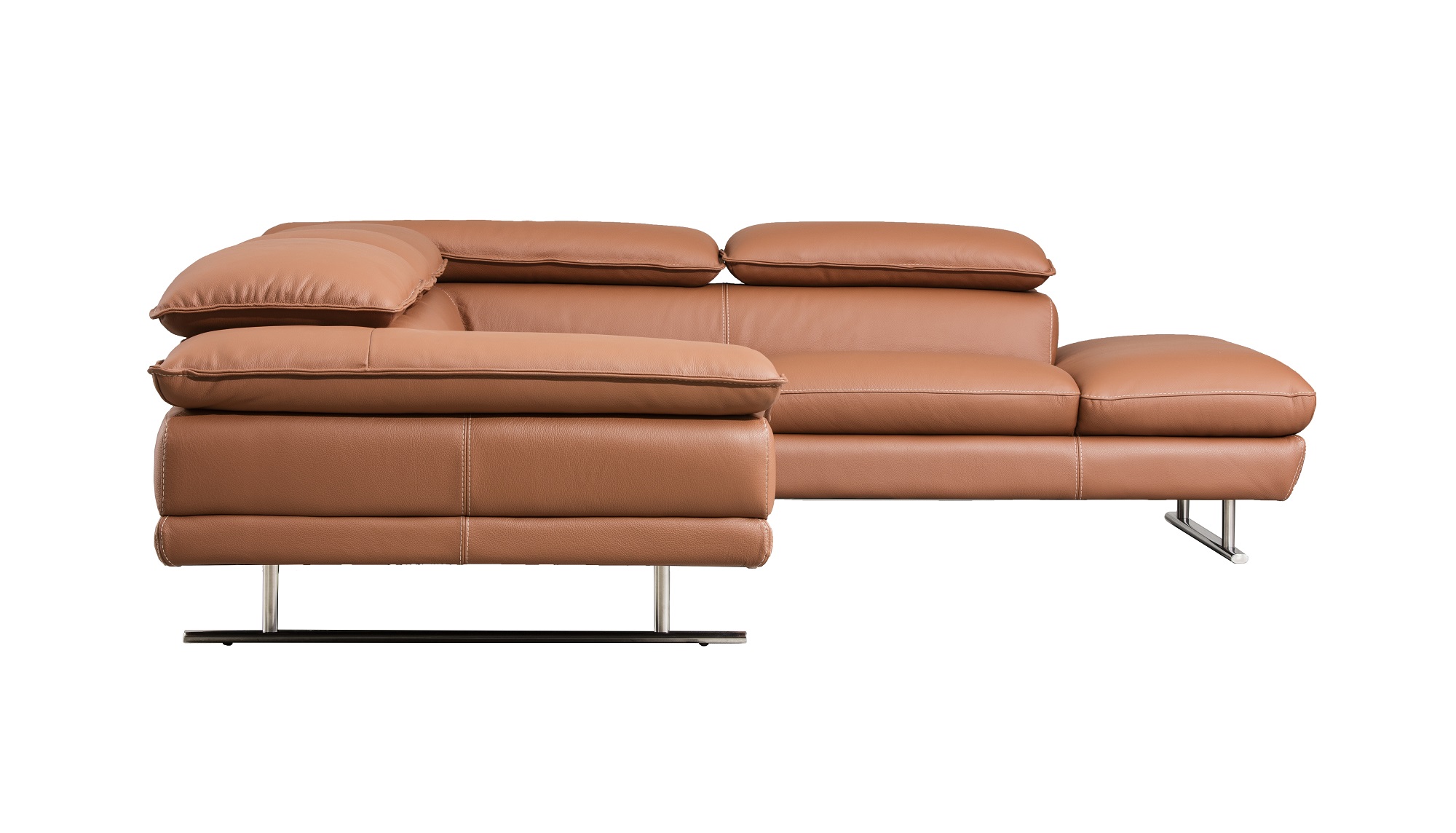 Exquisite Full Leather Corner Couch - Click Image to Close