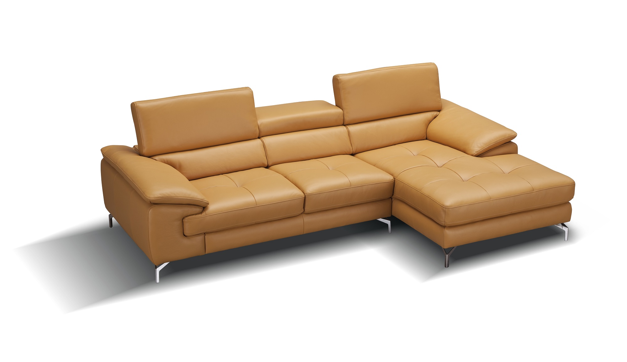 Luxury Full Leather Corner Couch - Click Image to Close